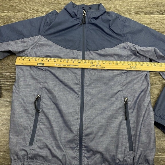 L.L. Bean Jacket Womens Size M Blue Casco Bay Windbreaker Packable Lightweight - Picture 11 of 14